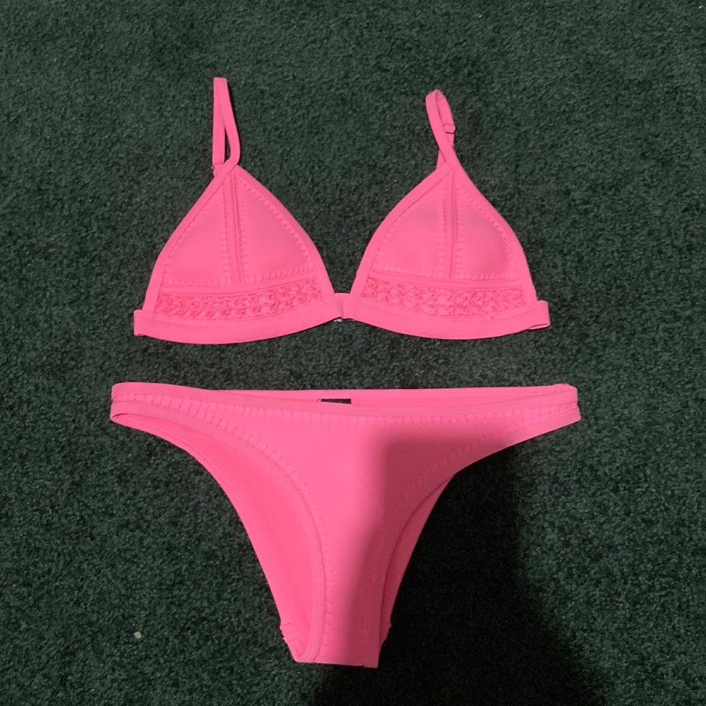 Triangl pink bikini